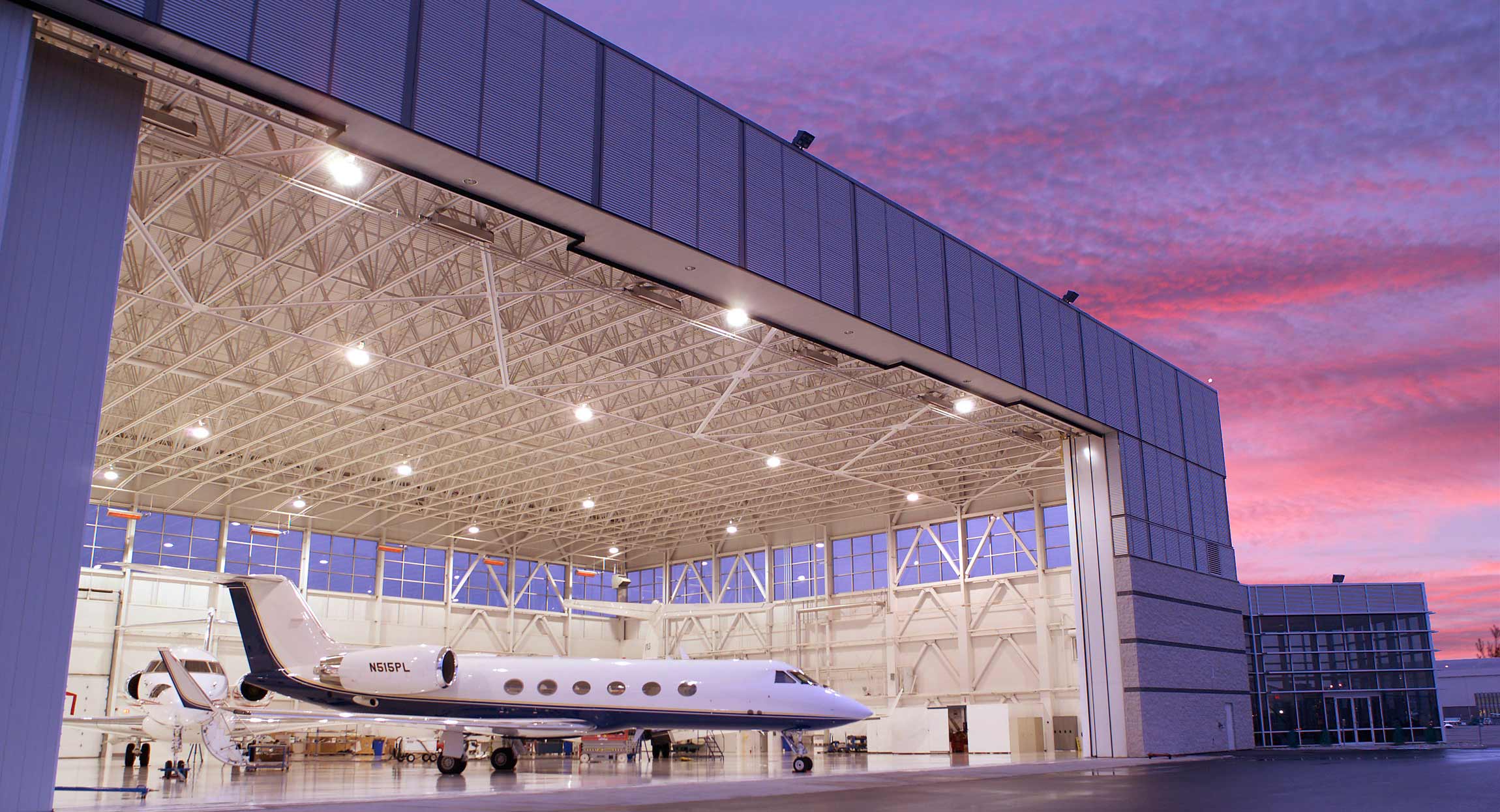 Private Jet Hangar -- Whitewind